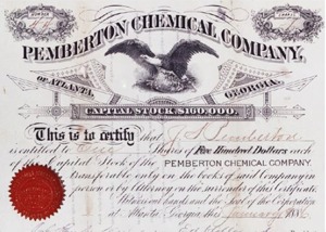 Coca-Cola's Original Stock Certificate