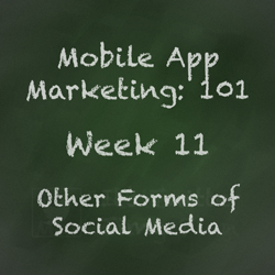 Mobile App Marketing Tip - Social Media