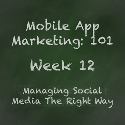 Mobile App Marketing Tip - Social Media