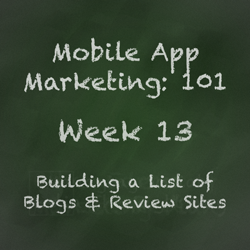 Mobile App Marketing Tip - Building a Media List