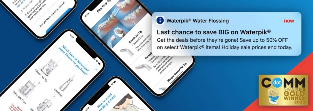 Waterpik® Black Friday Push Notification