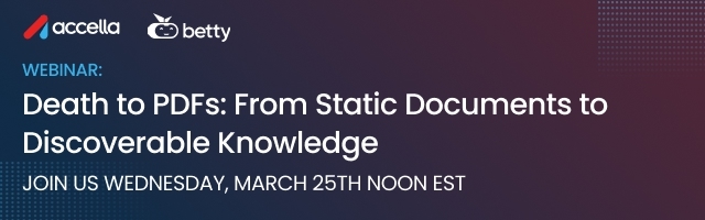 [WEBINAR REPLAY] DEATH TO PDFs: From Static Documents to Discoverable Knowledge